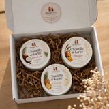 Coffret cadeau chantilly de karité - trio mangue, ananas, noix de coco, Mamans d'ici et d'ailleurs