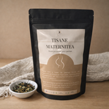 Sachet de tisane Maternitea pour l'allaitement et la récupération après l'accouchement.